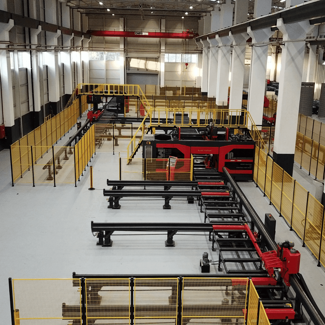 3 ADM 10-Axis Three Spindle CNC Beam Drilling Machine